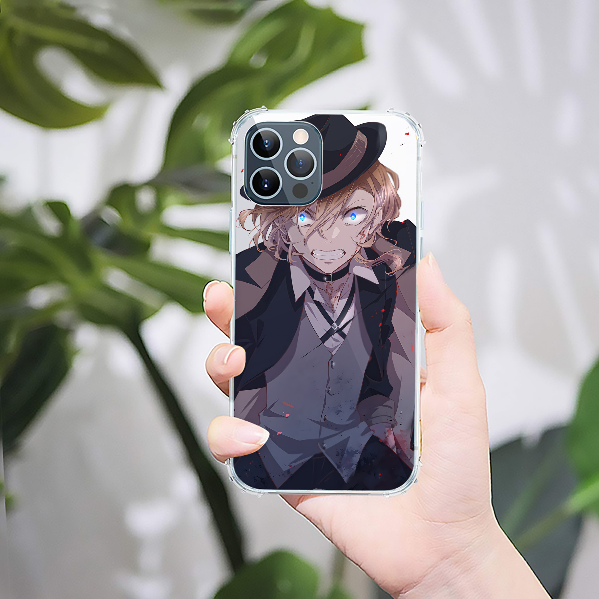 （画像用） 文豪ストレイドッグス Bungo Stray Dogs 【iPhone 12シリーズ対応】透明スマホケース（クリアソフトケース）